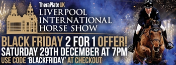 Great Black Friday Offer for the Theraplate UK Liverpool International Horse Show